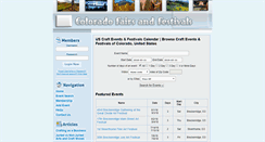 Desktop Screenshot of coloradofestivalguide.com